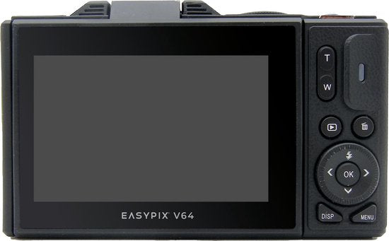 Easypix V64 Flip compactcamera - klapscherm - Zwart