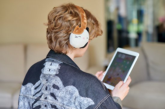 Squishmallows Cam Bluetooth Headphones - Plush Adjustable - with Microphone