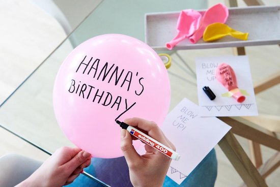 Edding 400 permanent marker set of 4 - round nib 1 mm - Black