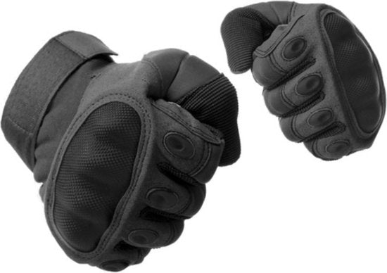 Trizand tactische handschoenen - touchscreen extra verstevigingen - maat L - Zwart