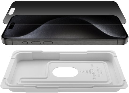 Belkin InvisiGlass screenprotector - iPhone 16 Pro Max - antimicrobieel privacy