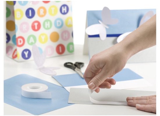 Tesa Double-Sided Tape - 10 m × 12 mm - Transparent