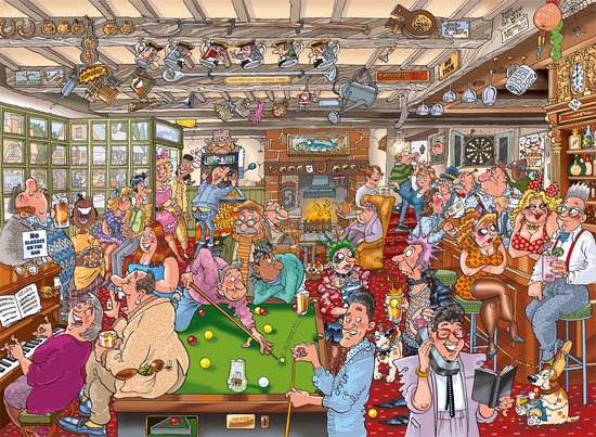 Wasgij Destiny 19 puzzel - Café De Puzzelhoek - 1000 stukjes