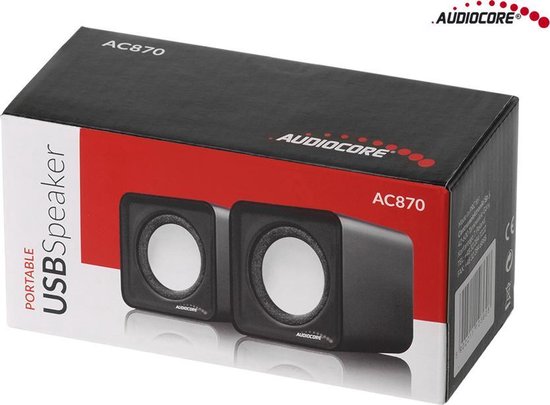 Audiocore AC870 speakers - stereo compact for PC