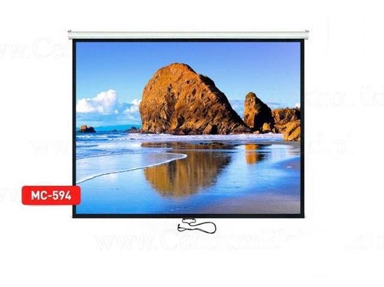Maclean Projector Screen - MC-594 - 100 inch 4:3 - 200×150 cm - auto-lock