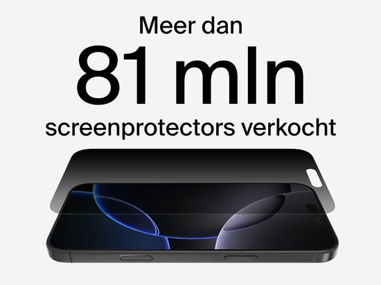 Belkin InvisiGlass screenprotector - iPhone 16 Pro Max - antimicrobieel privacy