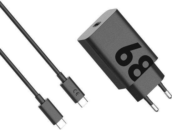 Motorola TurboPower thuislader - 68W met USB-C kabel - Zwart