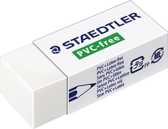 Staedtler eraser - PVC-free 43×19×13 mm