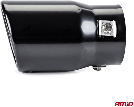 Exhaust tip - MT 017B - Stainless steel - Black