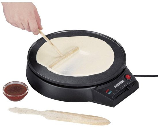 Severin CM 2198 crepe/pancake maker - 30 cm - non-stick coating - stepless temperature control - 1000W