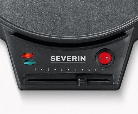 Severin CM 2198 crepe/pancake maker - 30 cm - non-stick coating - stepless temperature control - 1000W