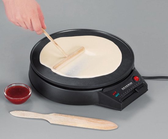 Severin CM 2198 crepe/pancake maker - 30 cm - non-stick coating - stepless temperature control - 1000W