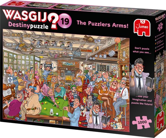 Wasgij Destiny 19 puzzel - Café De Puzzelhoek - 1000 stukjes