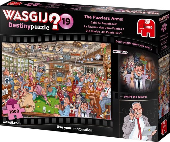 Wasgij Destiny 19 puzzel - Café De Puzzelhoek - 1000 stukjes