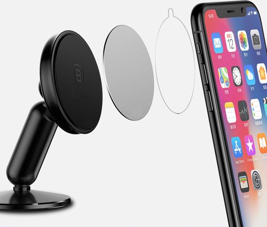 Baseus Zwarte Stand Magnetic Car Mount Holder