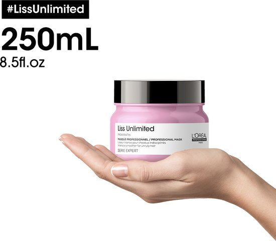 L'Oréal Professionnel Liss Unlimited haarmasker - weerbarstig haar - Serie Expert - 250 ml