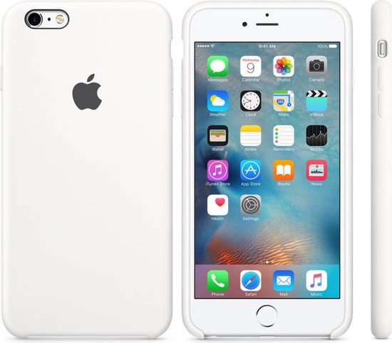 Apple - Siliconen hoesje - iPhone 6/6s Plus - Wit