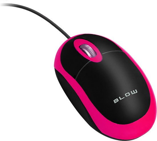Blow MP-20 muis - optisch bedraad USB 100 DPI - Roze