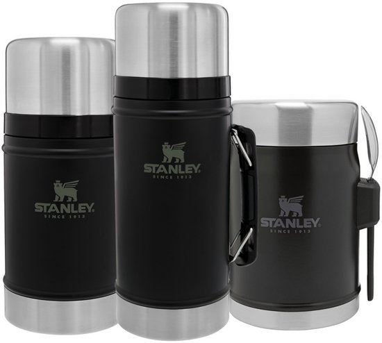 Stanley Classic voedselcontainer - 0,7 liter - 15 uur warm - lekvrij - Matte Black