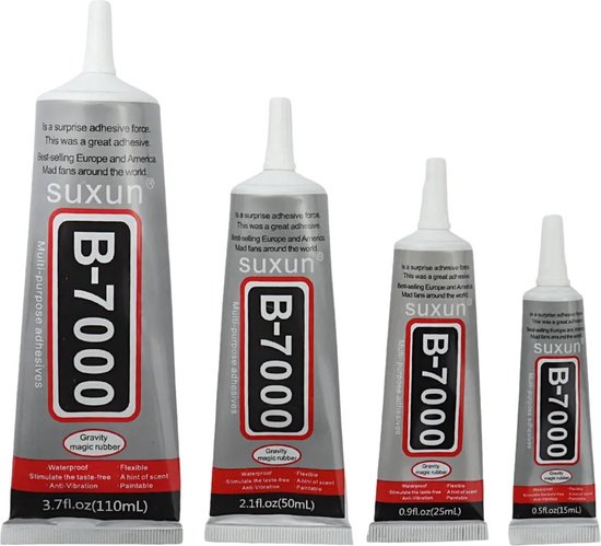 B7000 Lijm 25 ML transparante lijm voor smartphones en tablets
