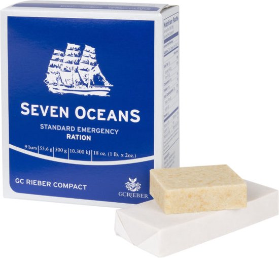 Seven Oceans noodrantsoen - standard emergency ration - 500 gr
