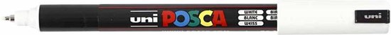 Posca PC1MR verfstift - extra fijn - Wit
