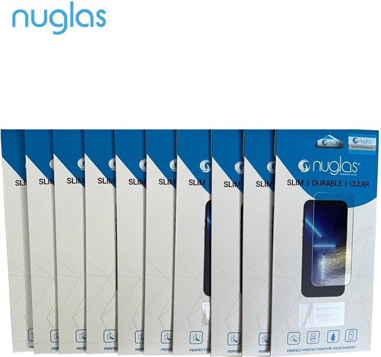 NuGlas screenprotector - iPhone SE 2020/2022 - 2.5D glas set van 10