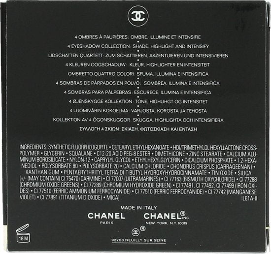 Chanel Les 4 Ombres eyeshadow palette - 226 Tissé Rivoli - 2 g