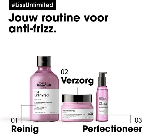 L'Oréal Professionnel Liss Unlimited haarserum - beschadigd en onhandelbaar haar - 125 ml