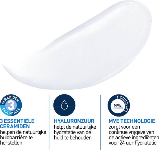 CeraVe hydraterende melk - droge tot zeer droge huid - 3 ceramiden hyaluronzuur - 236 ml