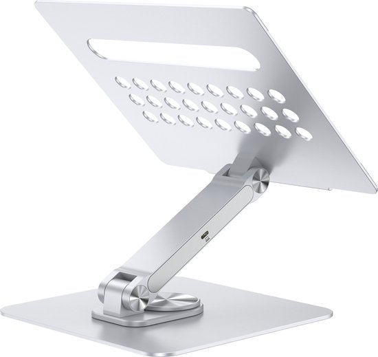 DONN27G laptopstandaard - 7-in-1 dockingstation 360° draaibaar opvouwbaar