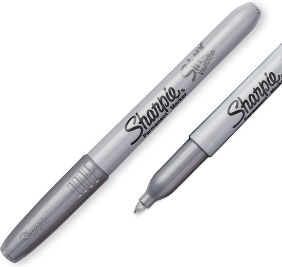 Sharpie stift - metallic - Zilver