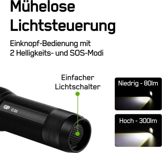 GP LED zaklamp - Activity - 300 lumen