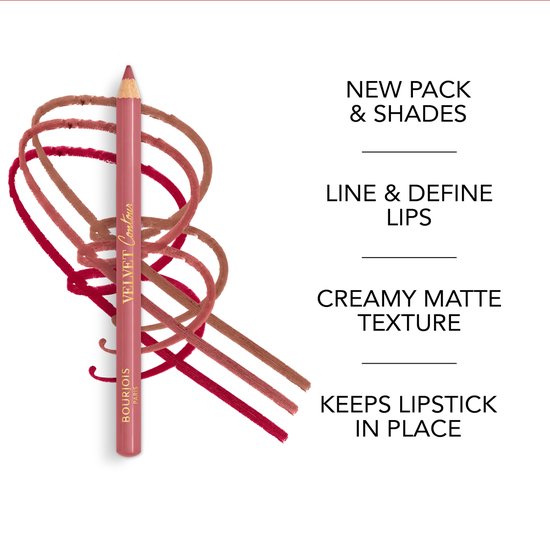 Bourjois Velvet Contour Lipstick - Des roses - 1.14 gr