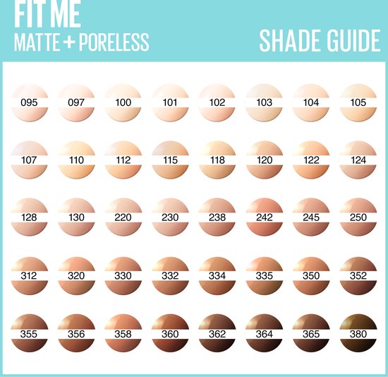 Maybelline Fit Me foundation - matte poreless 095 Fair Porcelain - 30 ml