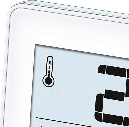 Beurer HM 16 thermo-hygrometer - binnen - smiley display - °C/°F - Wit