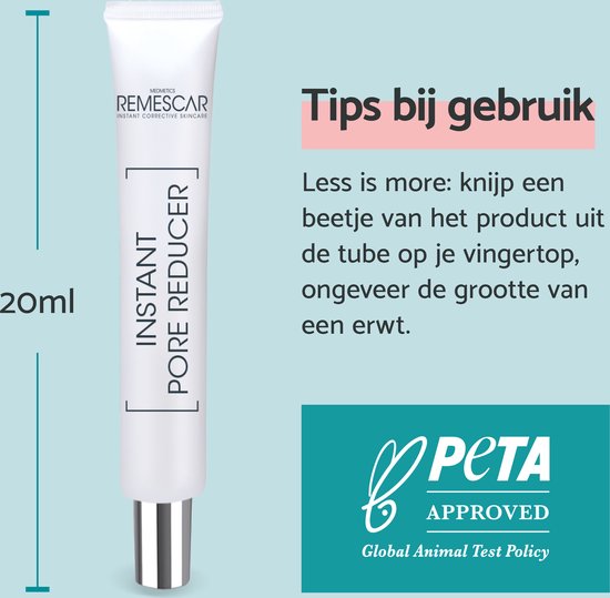 Remescar Instant Pore Reducer gezichtsprimer - poriën verkleiner - 20 ml