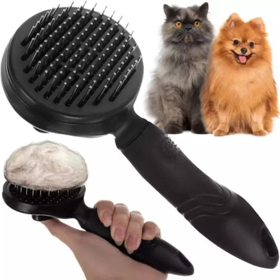 Purlov pet brush - self-cleaning