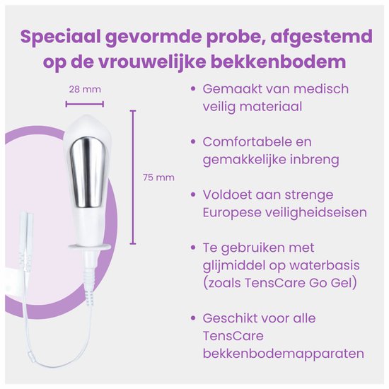TensCare iTouch Sure bekkenbodemtrainer - behandeling incontinentie - vrouwen
