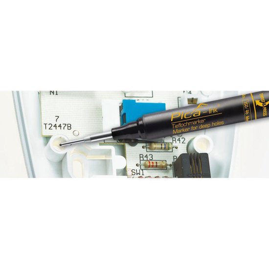 Pica 150/46 Marker - permanent deep hole - black