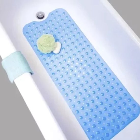 Ruhhy Bath Mat - Anti-slip 100×40 cm - Blue