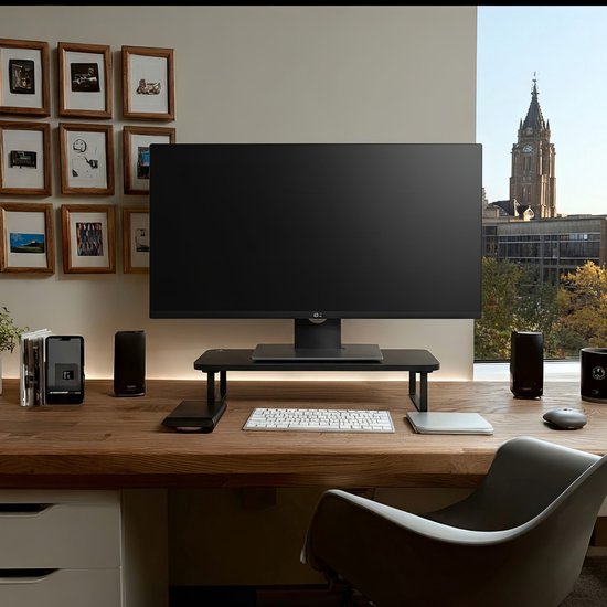 Maclean ergonomische monitor/laptopstandaard - MC-933 max 20 kg - 500×260×122 mm