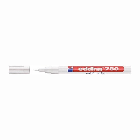 Edding 780 paint marker - round nib 8 mm - White