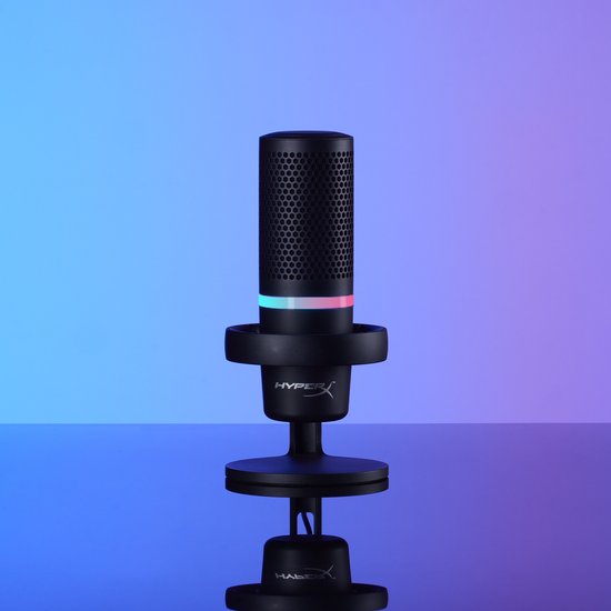 HyperX DuoCast condensator microfoon - RGB USB - PC PS4 PS5 MAC - Zwart