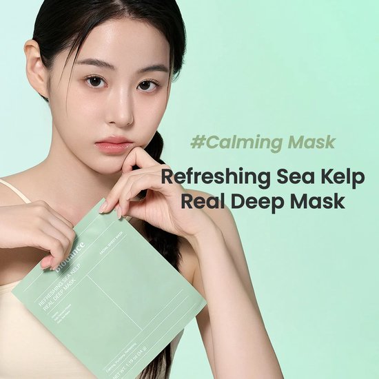 Biodance gezichtsmasker - Refreshing Sea Kelp Real Deep - 4 stuks