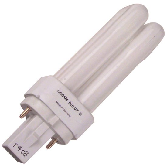 Osram Dulux D compact fluorescent lamp - 26W 830 - 2-pin - warm white