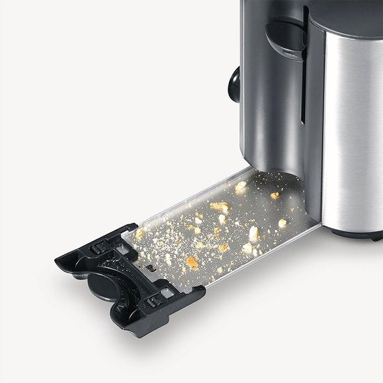 Severin AT 2509 Toaster - long slot 4 slices 1400W - Stainless Steel