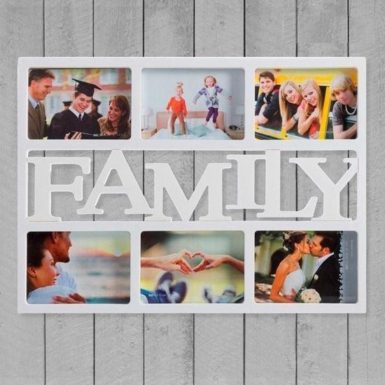 Nielsen Family fotolijst - collage - Wit
