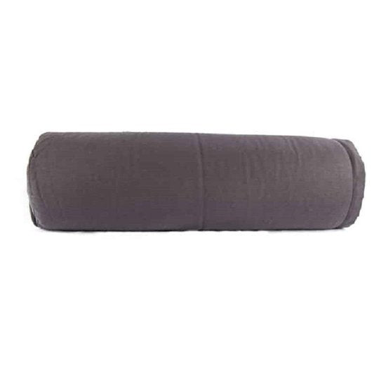 Yogi & Yogini yoga bolster - biologisch biokatoen - Antraciet