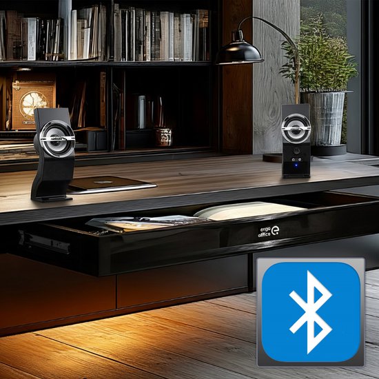 Audiocore AC805 computer speaker - soundbar 2.0 - 2x3 watt RMS - USB/3.5 mm jack